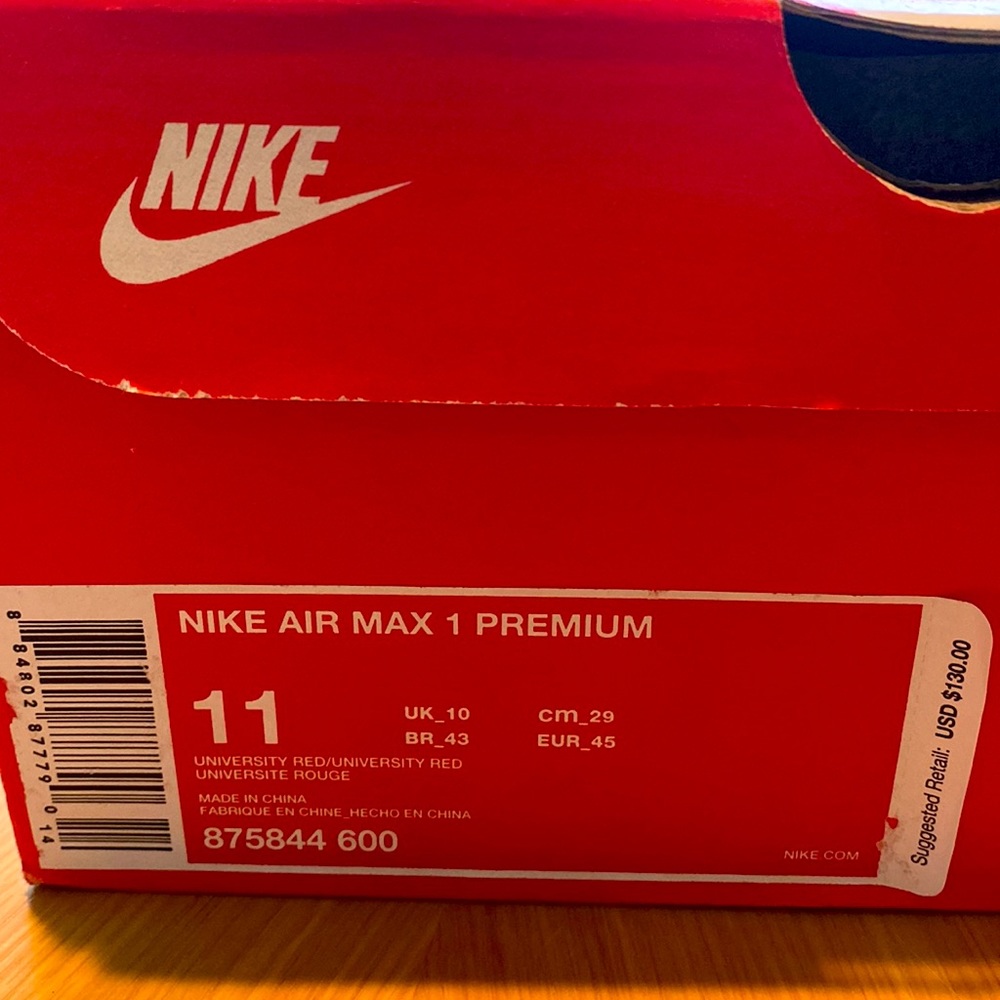 🚨Nike Air Max 1 “Tonal Red” 🚨 - Picture 2 of 11